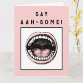 Diploma Tandheelkunde Kaart (Gele Bloem)