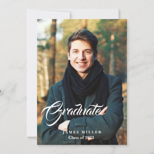 Diploma-uitnodiging Kaart (Voorkant)