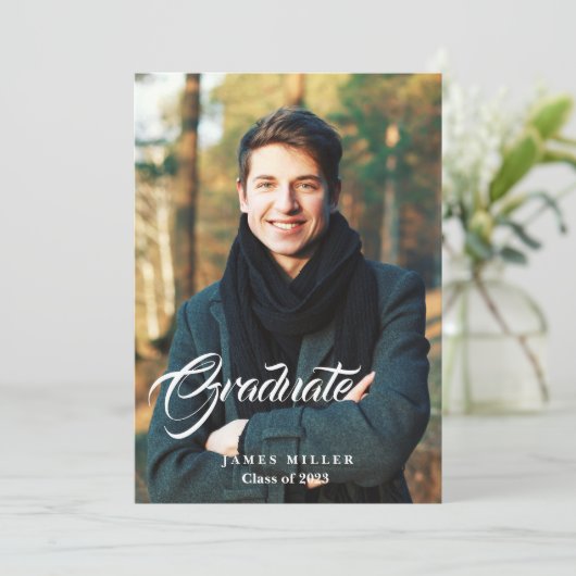 Diploma-uitnodiging Kaart (Staand voorkant)