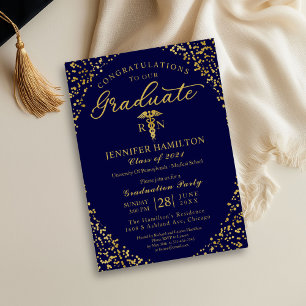Diploma-uitreiking Medische Verpleegkunde Invitati Kaart
