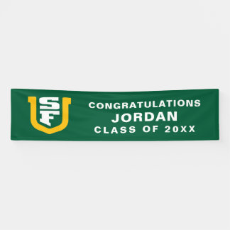 Diploma-uitreiking Universiteit van San Francisco Spandoek