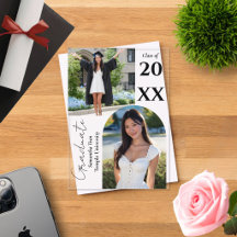 Diploma-uitreikingsboog Fotocollage Trendy Modern 