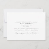 Diplôme 2024 Photo moderne Faire-part d'études sup (Dos)