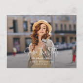 Diplômé 2025 Photo de promo Carte de rappel de dat (Devant)