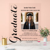 diplômé acrylique (Mariage)