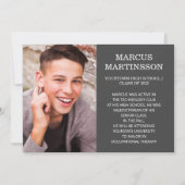 Diplôme Brown 2 faces 3 Faire-part photo (Devant)