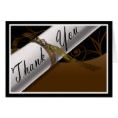 Diplôme Brown et blanc (Devant Horizontal)