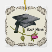 Diplôme Cap Rose ornement (Devant)