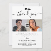 Diplôme conjoint 2 Carte de remerciements photo (Devant)