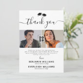 Diplôme conjoint 2 Carte de remerciements photo (Debout devant)