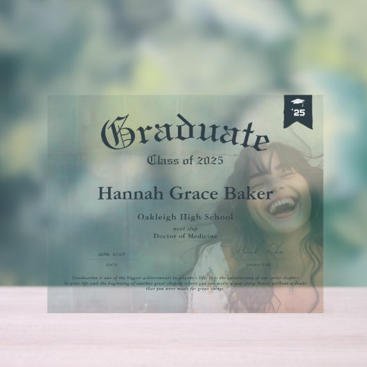 Diplôme de conservation commémorative (Neutre)