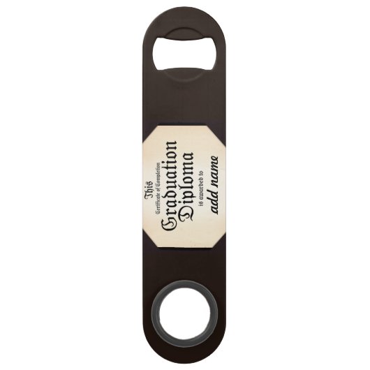 Diplôme de Diplôme - Ajouter le nom de la Grad! (Dos)