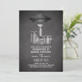 Diplôme de sciences Invitation de la fête de gradu (Debout devant)