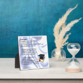 Diplôme Design Fille Poème Plaque (Insitu)