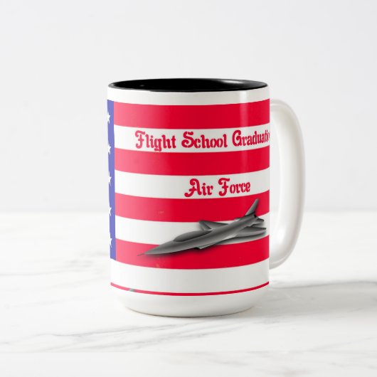 Diplôme d'études de vol Mug Force aérienne (Devant droit)