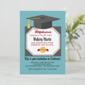 Diplôme d'études secondaires - Photo Invitation (Debout devant)