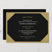 Diplôme d'études Thème Plat Invitation (Devant / Derrière)