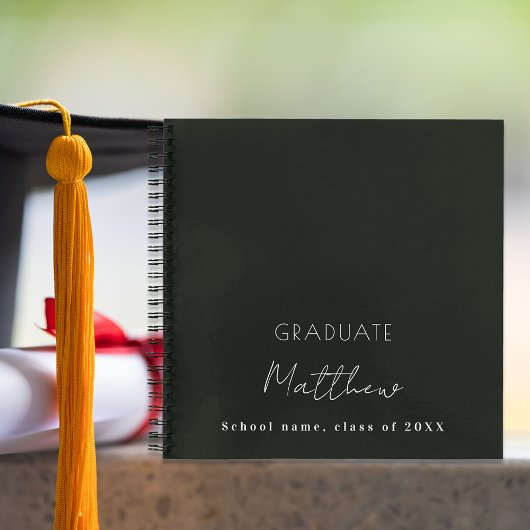 Diplôme du livre d'hôtes noir blanc nom