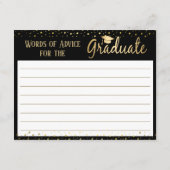 Diplôme Élégant Mots de conseil (Dos)