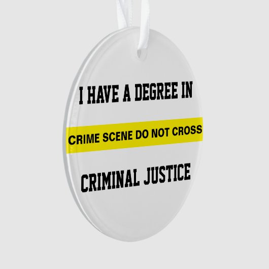 Diplôme en justice pénale (devant)