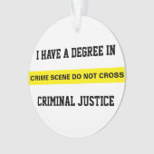 Diplôme en justice pénale (devant)