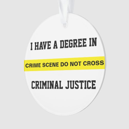 Diplôme en justice pénale (devant)