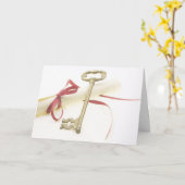 Diplôme et carte d'études clés (Fleur jaune)