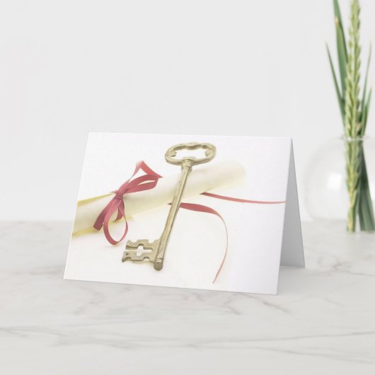 Diplôme et carte d'études clés (Devant)