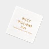 Diplômé étudiant diplômé université police de spor (Gauche)