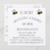 Diplôme Faire-part et thème de l'Invitation de fêt (Devant / Derrière)