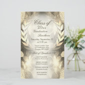 Diplôme | Feuille de laurier or (Debout devant)