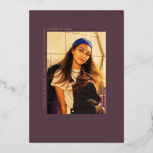 Diplôme Ligne photo Art Merlot Faire-part