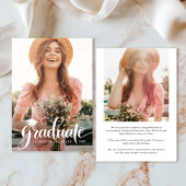 Diplômé moderne 2 Faire-part de diplôme en photo