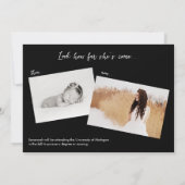 Diplôme Open House Invitation avec photo (Dos)