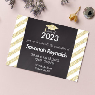 Diplôme Open House Invitation avec photo