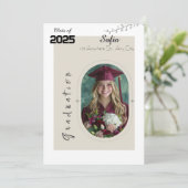 Diplôme personnalisé Photo Invitation (Debout devant)