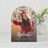 Diplôme photo 2025 Faire-part minimaliste (Debout devant)