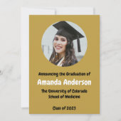 Diplôme photo Grad 2023 Faire-part (Devant)