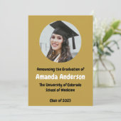 Diplôme photo Grad 2023 Faire-part (Debout devant)