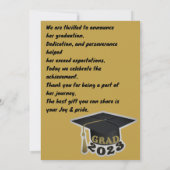 Diplôme photo Grad 2023 Faire-part (Dos)