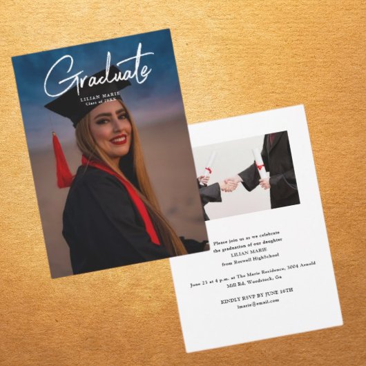 Diplôme Photo Invitation