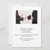 Diplôme Photo Invitation (Dos)