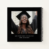 Diplôme photo nom du diplômé année livre d'or (Dos)