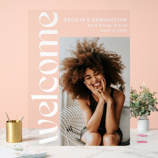 Diplômé photo verticale moderne (Mariage)