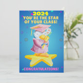 DIPLÔME POUR JEUNES Carte de remerciements plat (Debout devant)