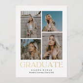 Diplômé Prestige Diplôme Photo Invitation (Recto)