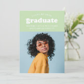 DIPLÔME RÉTRO MODERNE | INVITATION À LA DIPLÔME (Debout devant)
