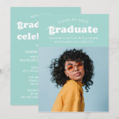 DIPLÔME RÉTRO MODERNE | INVITATION À LA DIPLÔME (Devant / Derrière)