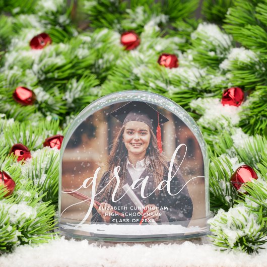 Diplômé Simple Script Moderne Photo Classique (Noël)