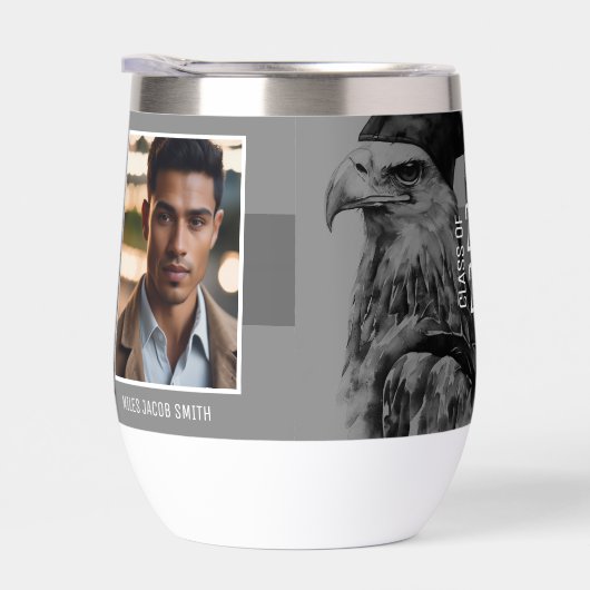 Diplôme Unique Deux Photo Drinkware (Droite)